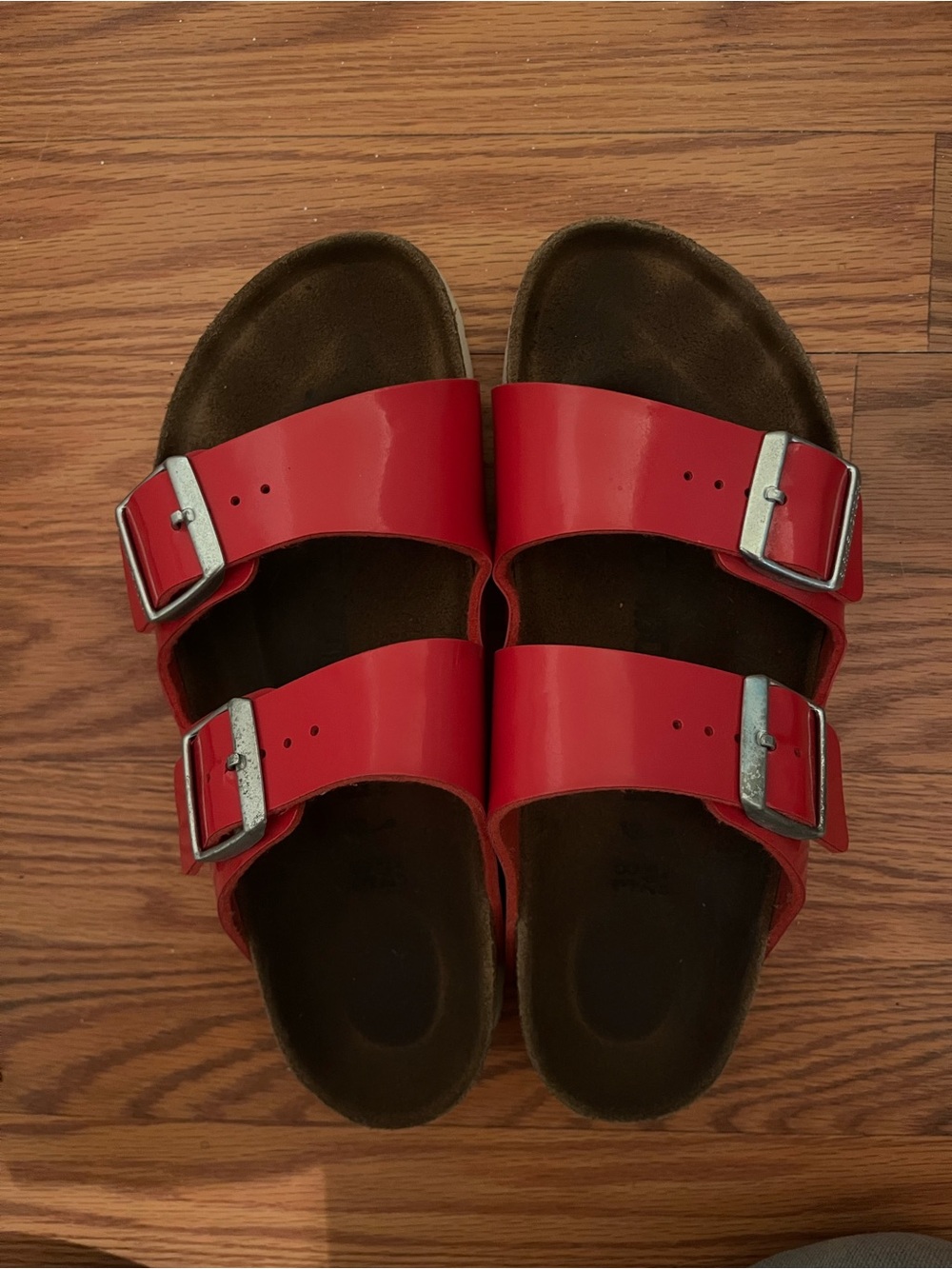 Red Birkenstock Sandals